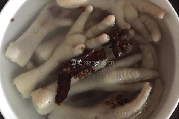 凤爪炖干贝的做法图解5