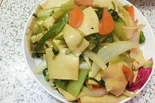 炝炒千叶豆腐的做法图解11