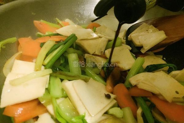炝炒千叶豆腐的做法图解10