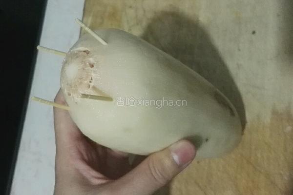糖糯米藕的做法图解4