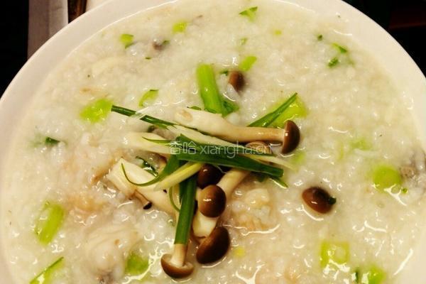 菌菇鱼片虾丸生滚粥的做法图解12