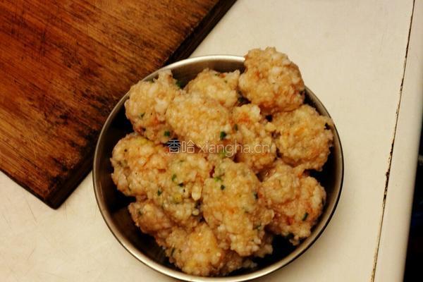 菌菇鱼片虾丸生滚粥的做法图解9