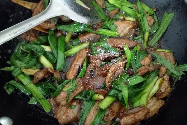 蒜苗豆氏回锅肉的做法图解6