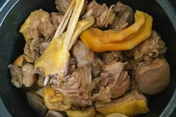 鸭胗炖鸭肉的做法图解3