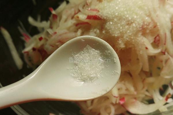 葱油萝卜丝的做法图解12