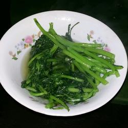 炒蓬蒿菜的做法[图]