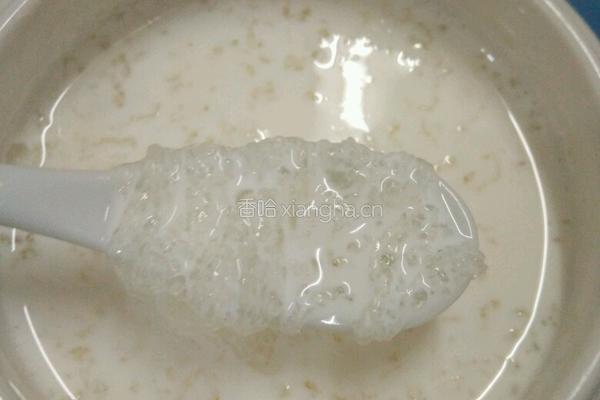 雪燕炖牛奶的做法图解7