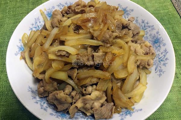 洋葱炒肥牛