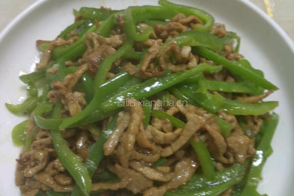 青椒肉丝的做法图解5