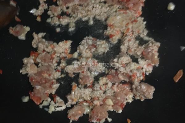 肉沫豆腐的做法图解4