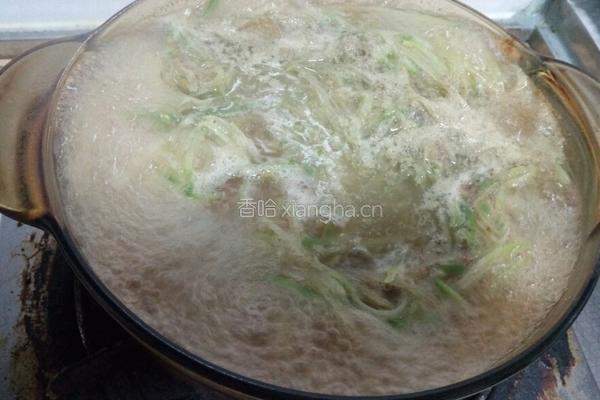 羊肉丸子萝卜汤的做法图解12