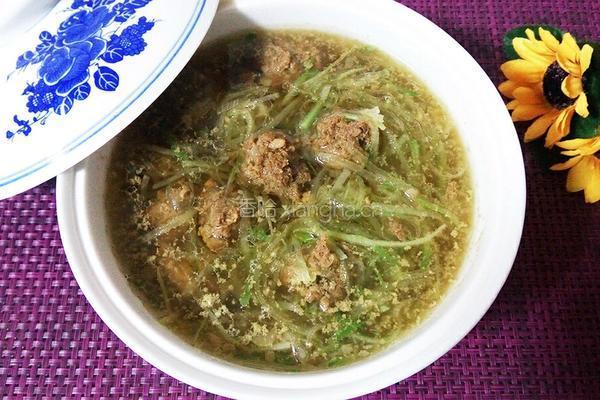 羊肉丸子萝卜汤的做法图解13