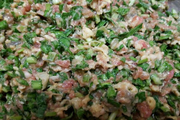 猪肉虾仁韭菜水饺的做法图解6