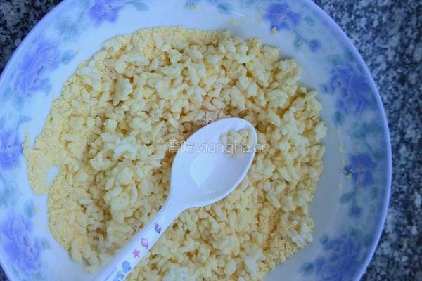 黑豆渣杂粮饼的做法图解2