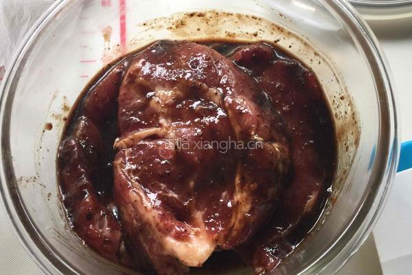 香煎梅花肉的做法图解2