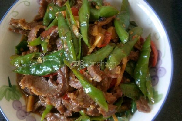 青椒炒牛肉