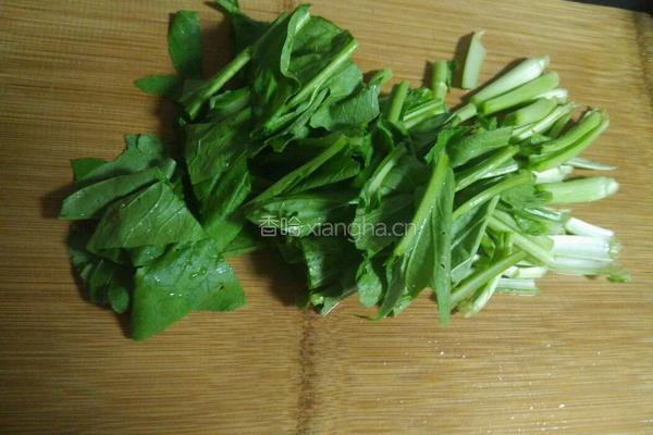 青菜猪肝汤的做法图解3