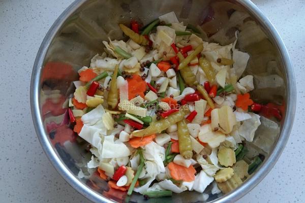 酸辣韩式泡菜的做法图解4