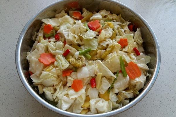 酸辣韩式泡菜的做法图解5