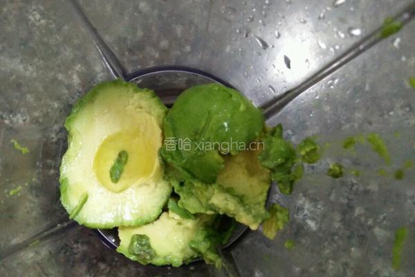 牛油果奶昔的做法图解4