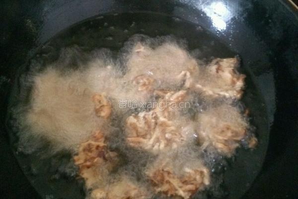 炸素香菇脚饼的做法图解6