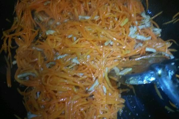 肉炒胡萝卜丝的做法图解6