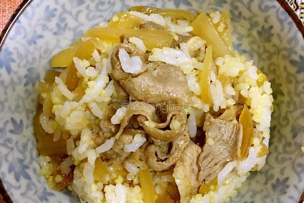 煲仔肥牛饭的做法图解4