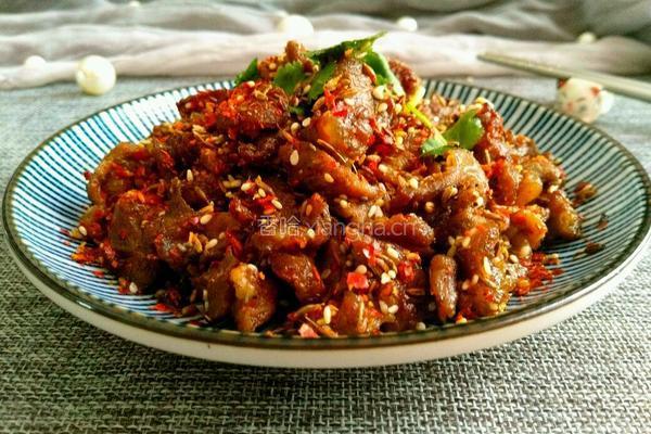 铁锅干巴孜然羊肉的做法图解15