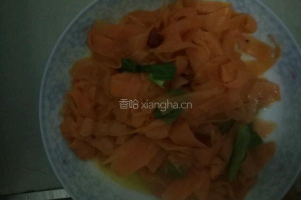 清炒萝卜片