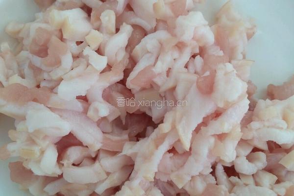 酸豆角炒肉沫的做法图解1