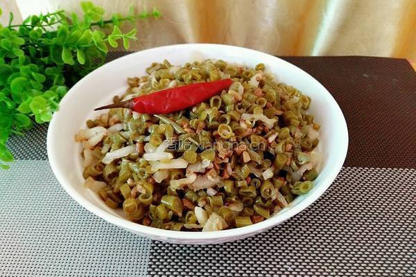 酸豆角炒肉沫的做法图解9