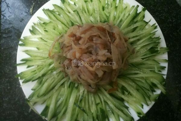凉拌野生蜇皮的做法图解7