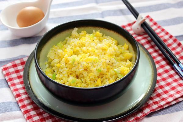 黄金蛋炒饭的做法图解8