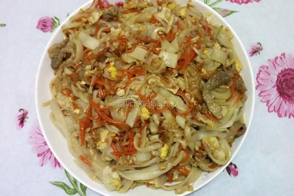炒河粉的做法图解9