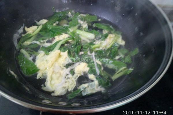 青菜蛋汤的做法图解6