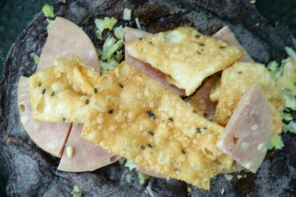 黑米煎饼的做法图解5