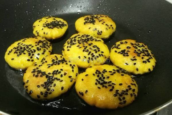 香煎红薯糯米饼的做法图解14