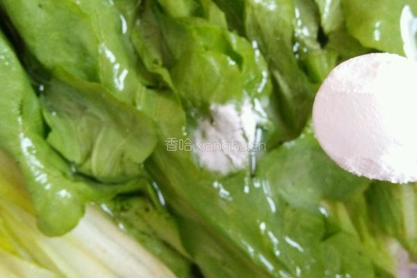 蒜蓉油麦菜的做法图解1
