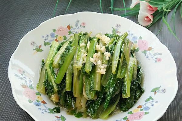 蒜蓉油麦菜的做法图解7