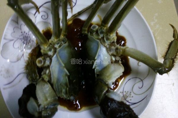 蒸螃蟹的做法图解2