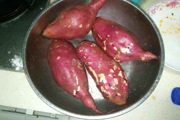 烤红薯片的做法图解1