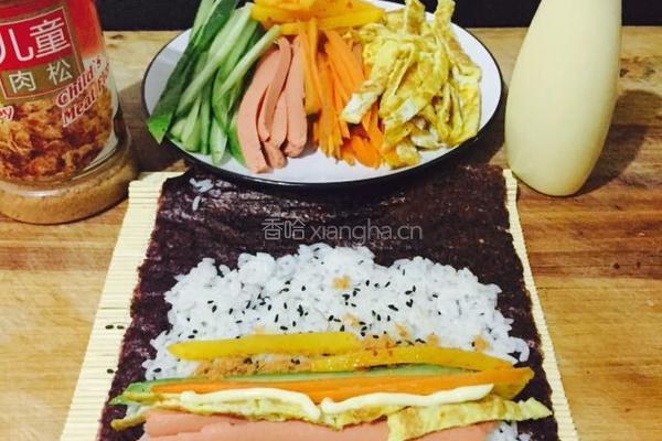 紫菜包饭的做法图解3