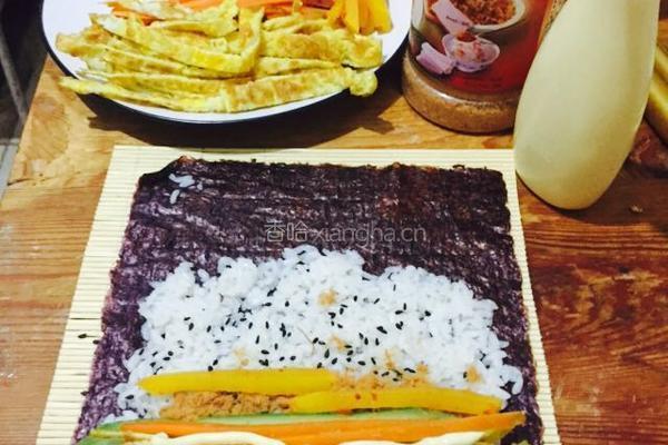 紫菜包饭的做法图解4