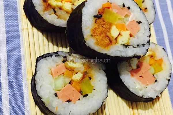 紫菜包饭的做法图解6