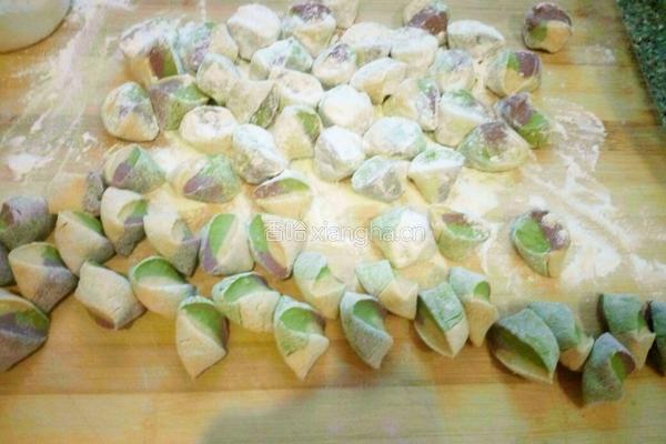 彩色饺子的做法图解14