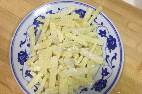 油炸狼牙土豆条的做法图解6