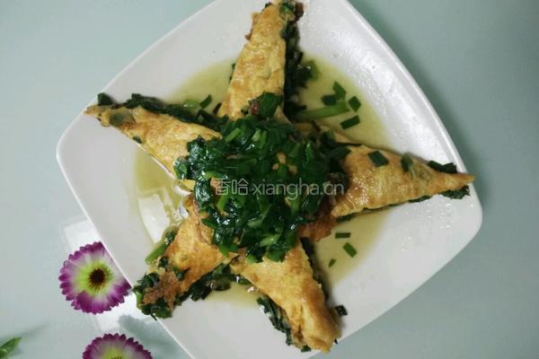 韭菜蛋星的做法图解8