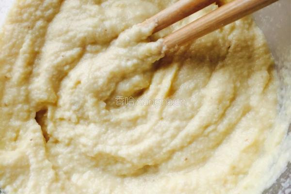 豆渣饼的做法图解2