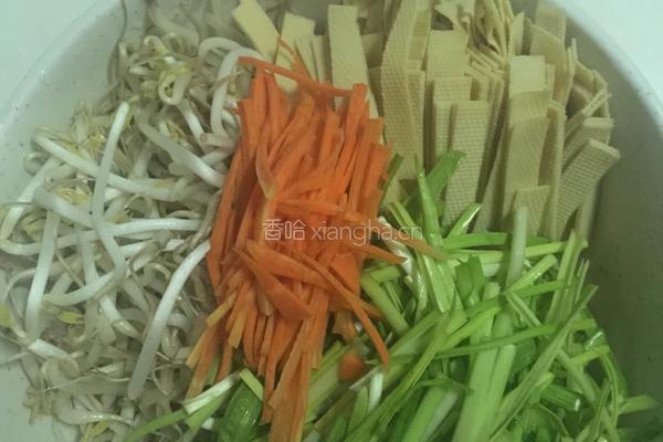 肉炒三丝的做法图解1