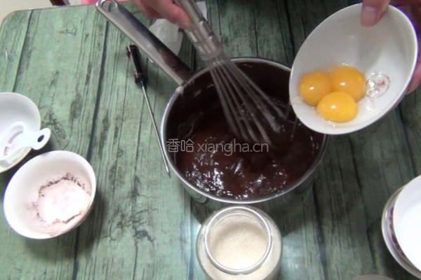 巧克力戚风蛋糕8寸的做法图解8